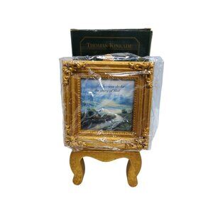 vintage thomas kinkade lighted cottage collection "miniature masterpiece"